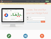 Tablet Screenshot of openhedgefund.com